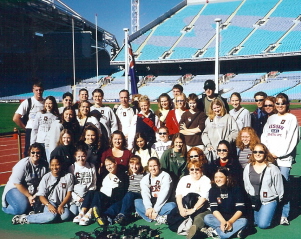 Group at Olympic Stadium